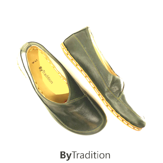 Loafer - Koperen klinknagel - Natuurlijke en maatwerk barefoot - Toledo groen