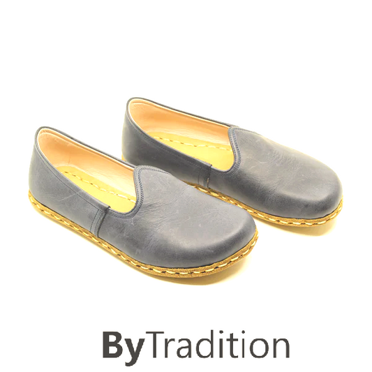 Loafer - Sportief - Koperen klinknagel - Natuurlijke en maatwerk barefoot - Marineblauw