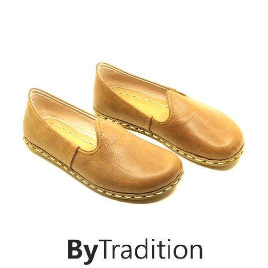 Loafer - Sportief - Koperen klinknagel - Natuurlijke en maatwerk barefoot - Matbruin