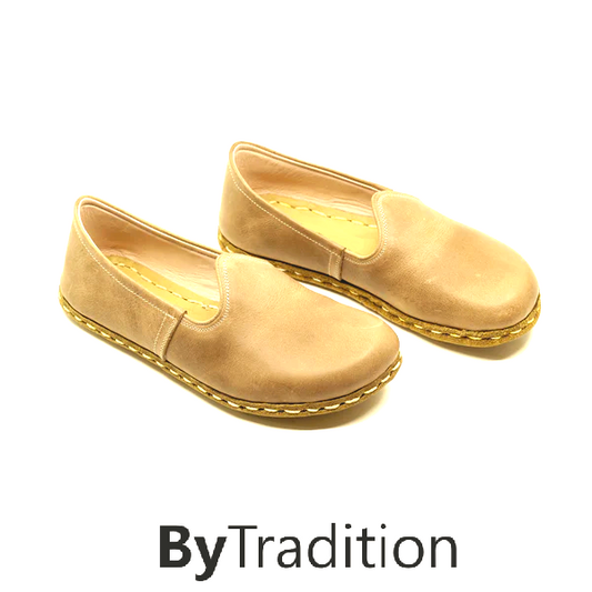 Loafer - Sportief - Koperen klinknagel - Natuurlijke en maatwerk barefoot - Kakigrijs