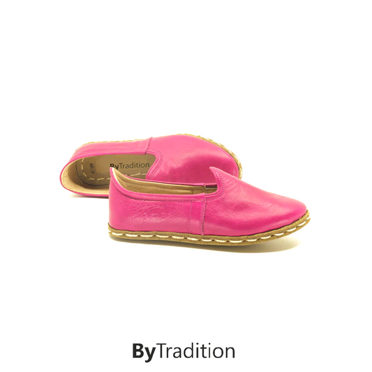 Loafer - Sportief - Natuurlijke en maatwerk barefoot - Roze